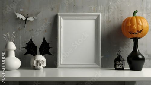 halloween background with pumpkins