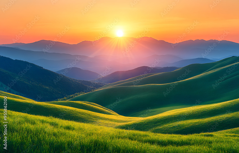 “Beautiful Landscape of Green Grassy Hills with Mountain in the Background”
“Beautiful Landscape of Green Grassy Hills with Mountain in the Background”