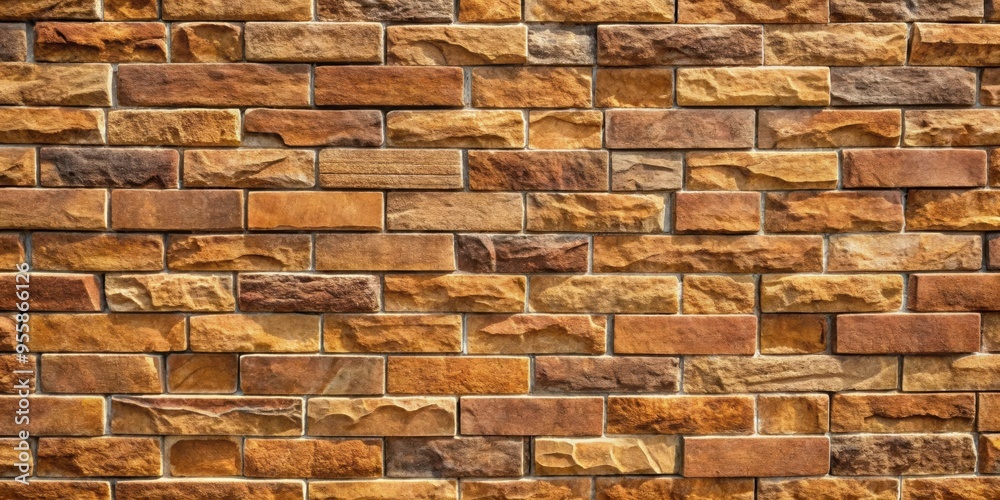 Brown masonry wall with irregular stone brick pattern , stone, brick, wall, background, texture, surface Brown masonry wall with irregular stone brick pattern , stone, brick, wall, background, texture, surface