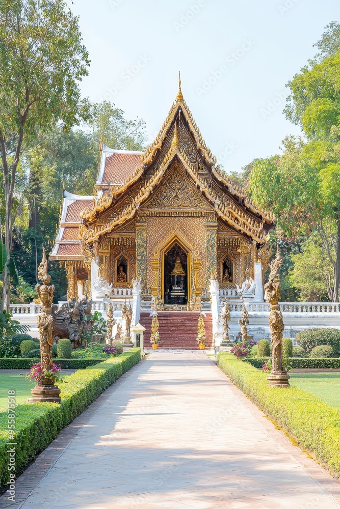 Golden Temple Wat Rong Khun Chiang Rai Thailand Golden Temple Wat Rong Khun Chiang Rai Thailand