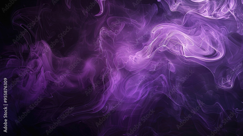 Obraz premium Abstract purple and black background