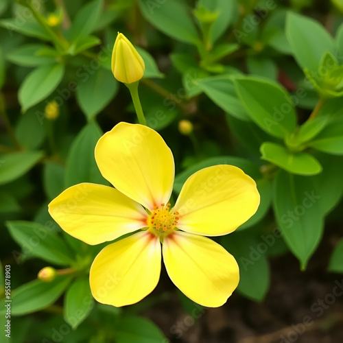 yellow plumeria flower