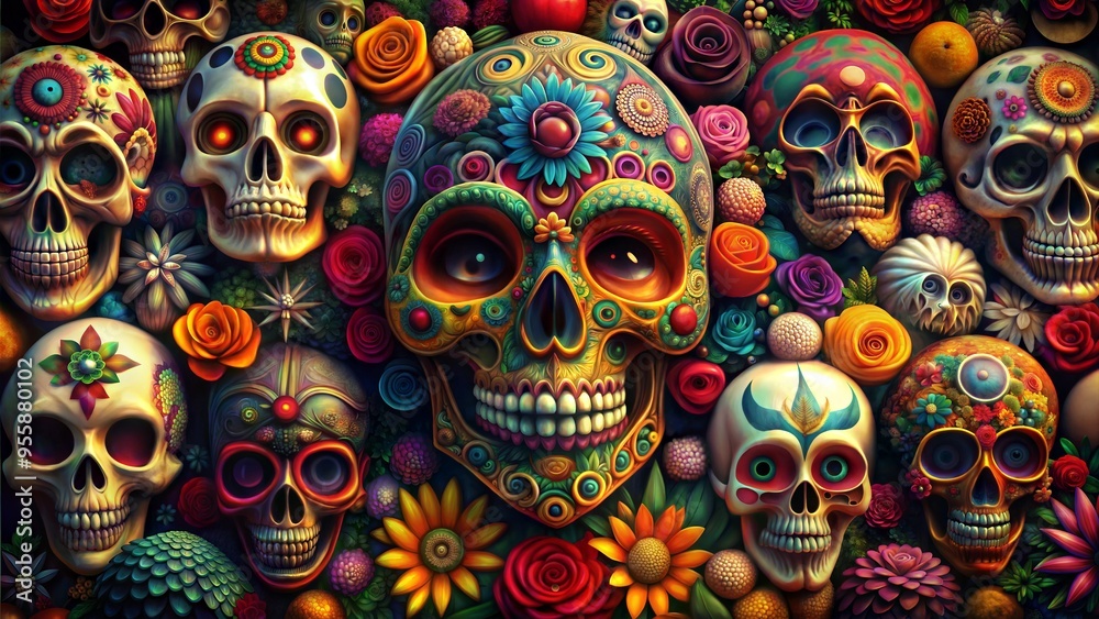 skull and bones, Halloween and day of the dead
skull and bones, Halloween and day of the dead