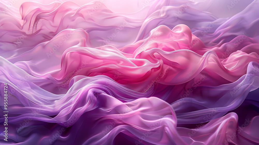 Fototapeta premium Abstract Purple and Pink Fabric Background