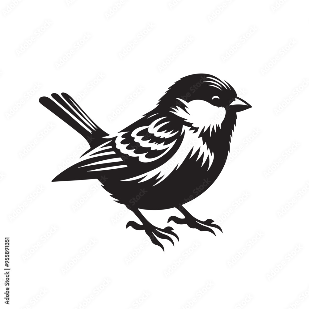 Naklejka premium silhouette of a bird