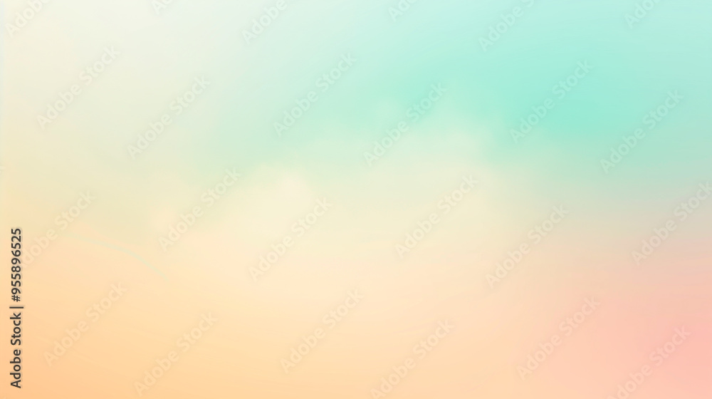 Pastel gradient background with soft light and wispy clouds in a tranquil sky Pastel gradient background with soft light and wispy clouds in a tranquil sky