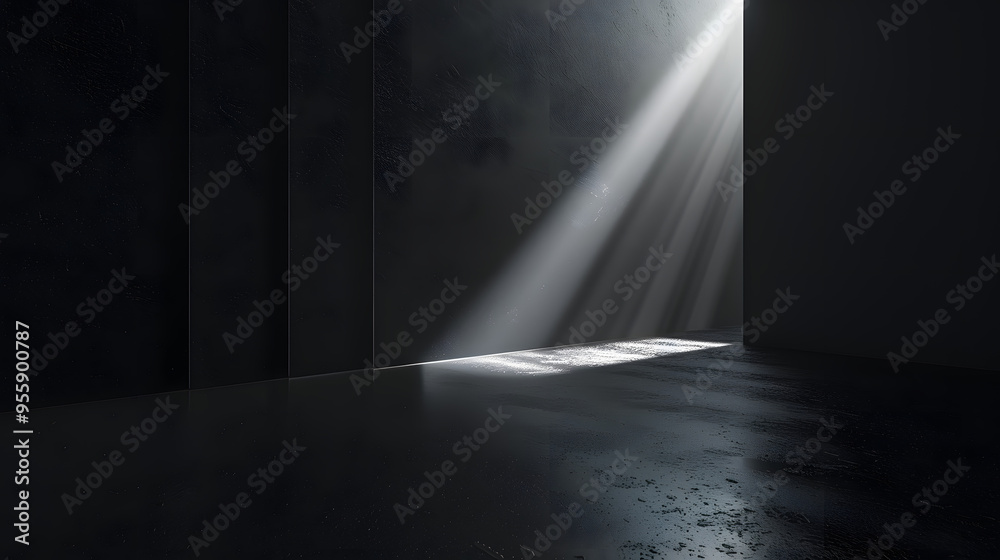 Subtle, diffused lighting across a black backdrop Subtle, diffused lighting across a black backdrop