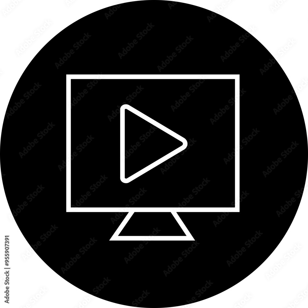 Play video button icon. Trendy circle vector in linear style. Radio symbol video player arrow. Music play illustration for app and website design. Start video sign isolated on transparent background. Play video button icon. Trendy circle vector in linear style. Radio symbol video player arrow. Music play illustration for app and website design. Start video sign isolated on transparent background.