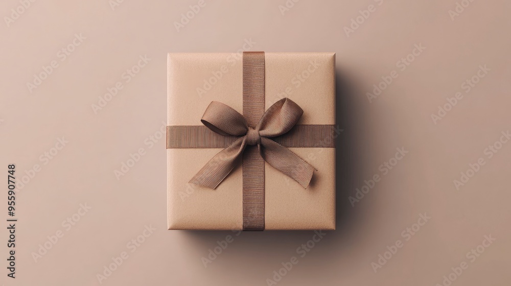Premium present box Mockup, minimalist, ultra realistic with generative ai Premium present box Mockup, minimalist, ultra realistic with generative ai