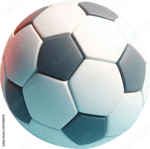 Illustration Clipart back to school colorfull socer ball illustration good for icon design