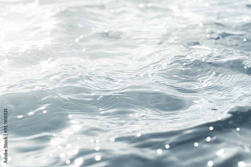 White water with ripples on the surface. Defocus blurred transparent white colored clear calm water surface texture with splashes and bubbles. Water waves with shining pattern texture background , ai White water with ripples on the surface. Defocus blurred transparent white colored clear calm water surface texture with splashes and bubbles. Water waves with shining pattern texture background , ai