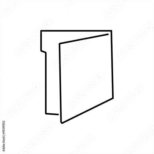 book silhouette icon design template
