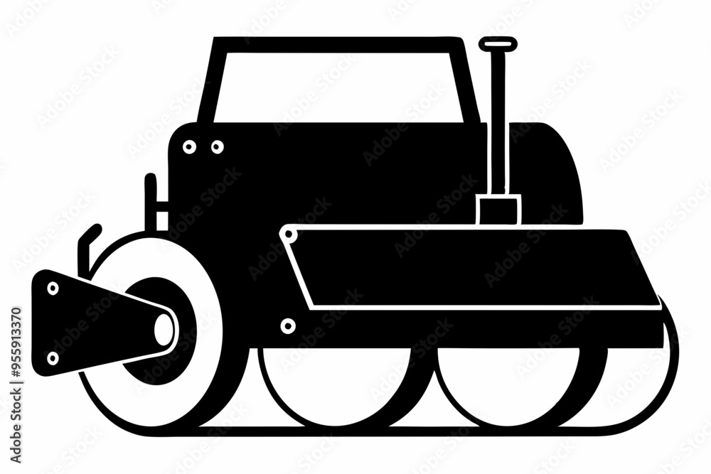 roller machine silhouette, Road roller vector illustration, Construction vehicle
roller machine silhouette, Road roller vector illustration, Construction vehicle