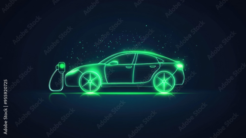 Electric car with E plug green icon symbol, Hybrid vehicles charging point logotype, Eco friendly vehicle concept, Electric car with E plug green icon symbol, Hybrid vehicles charging point logotype, Eco friendly vehicle concept,