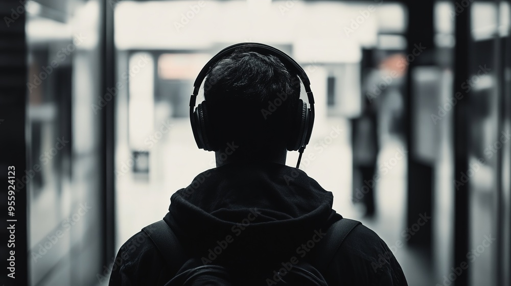 High-Quality Headphone Design Featuring Comfortable Cushions and Adjustable Headband. High-Quality Headphone Design Featuring Comfortable Cushions and Adjustable Headband.