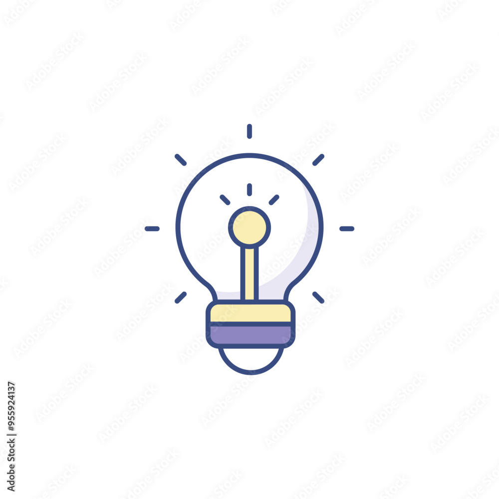 Ideas icon design with white background stock illustration Ideas icon design with white background stock illustration