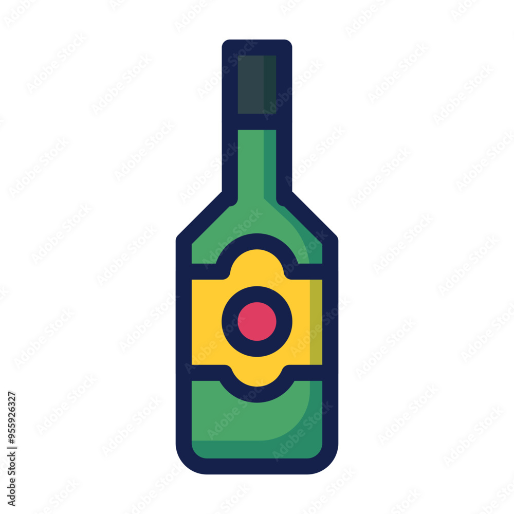 Whiskey Bottle Icon Whiskey Bottle Icon