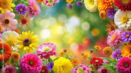 Floral background with colorful flowers in full bloom, floral, background, flowers, colorful, bloom, nature, petals