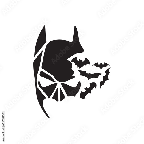 bat man maks icon