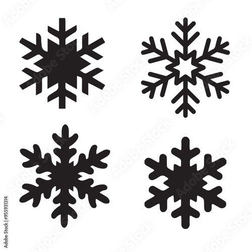 snow crystal icon