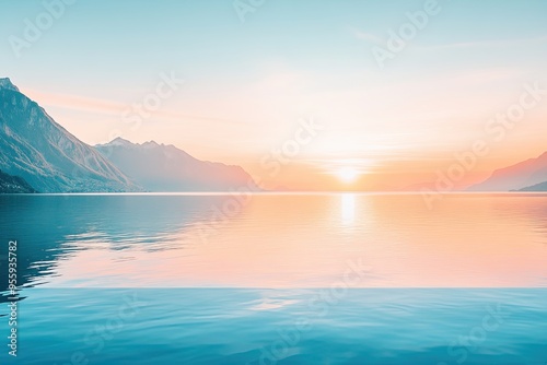sunset over the sea