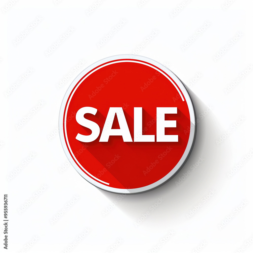 minimalist sale badge on a white background. Sale icon minimalist sale badge on a white background. Sale icon