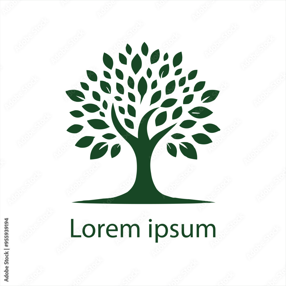 Obraz premium A tree logo for your brand
