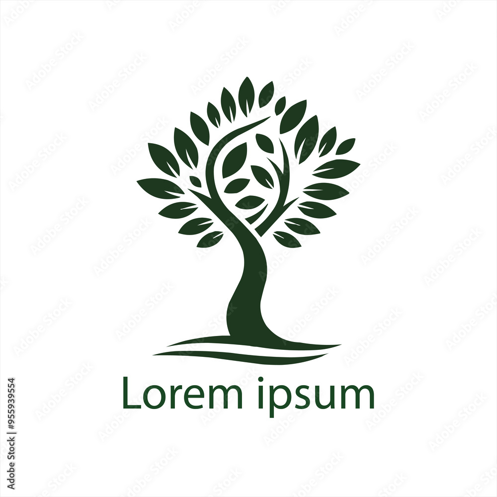 Obraz premium A tree logo for your brand