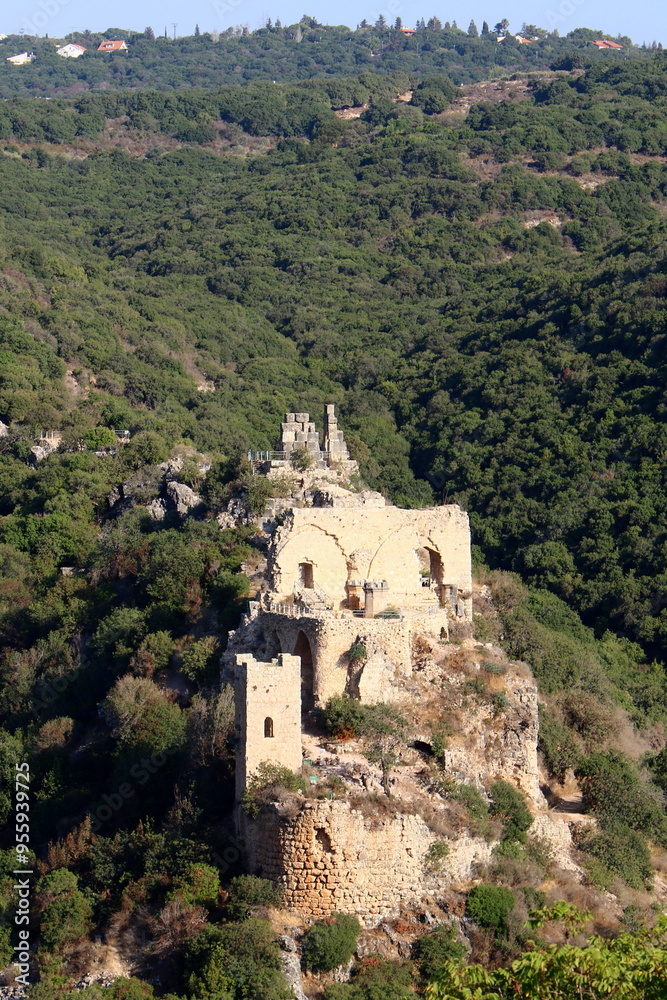 ruins of an ancient fortress in the mountains of northern Israel ruins of an ancient fortress in the mountains of northern Israel