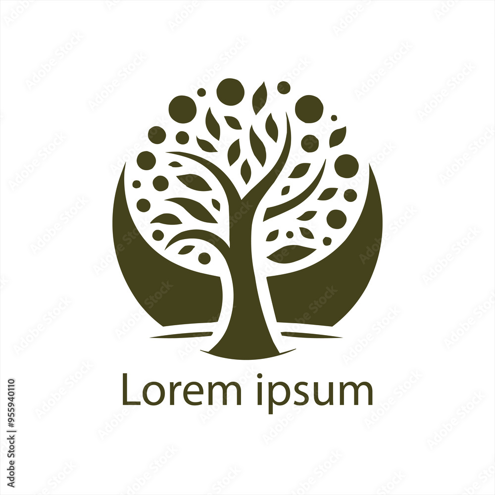 Obraz premium A tree logo for your brand