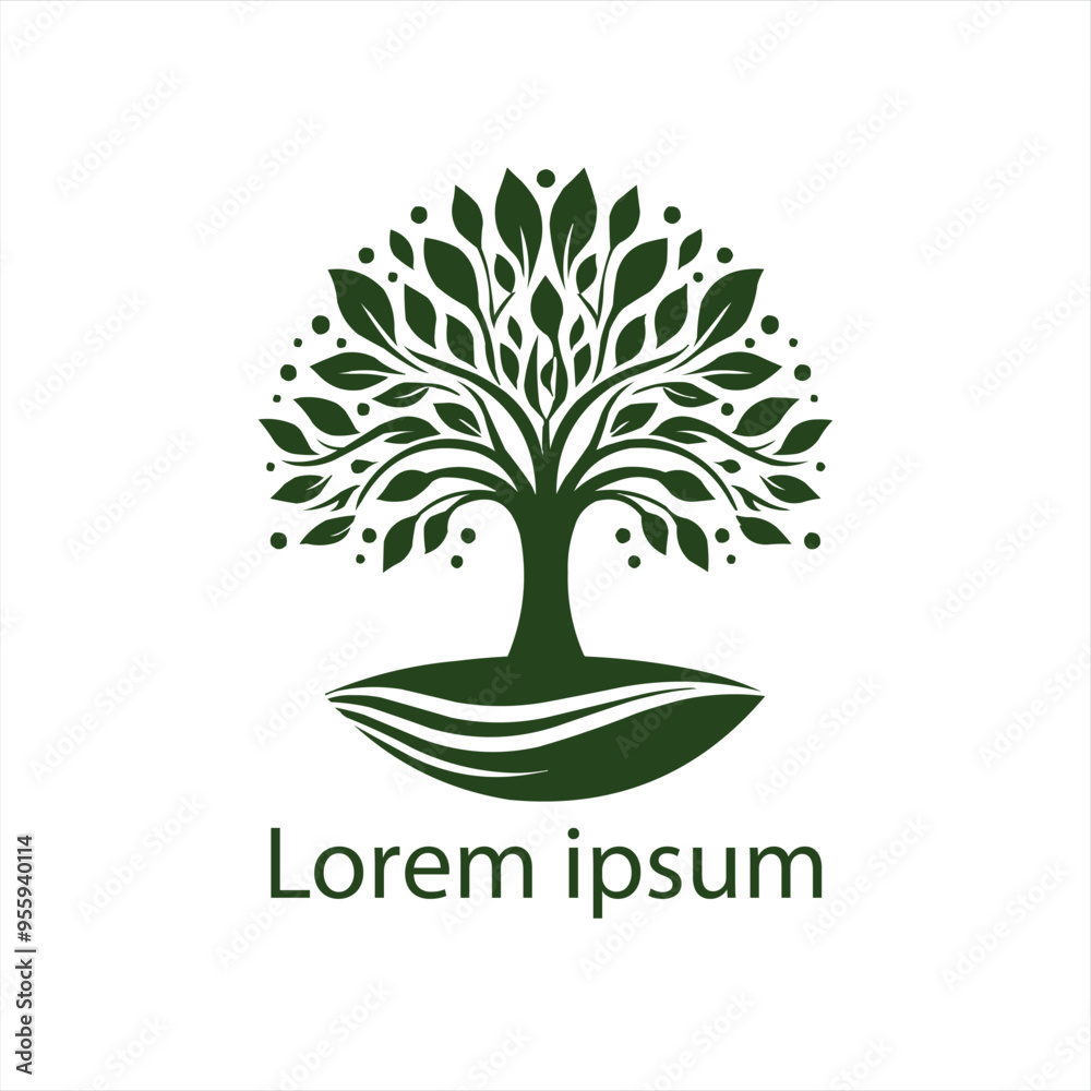 Obraz premium A tree logo for your brand