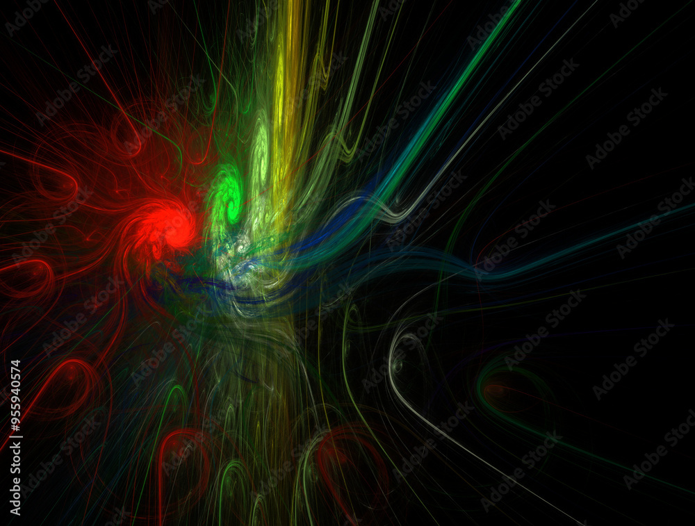 Obraz premium Imaginatory fractal abstract background Image