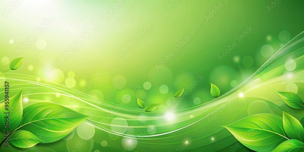 Abstract green background with a soft gradient, perfect for eco-friendly designs and nature-themed projects Abstract green background with a soft gradient, perfect for eco-friendly designs and nature-themed projects