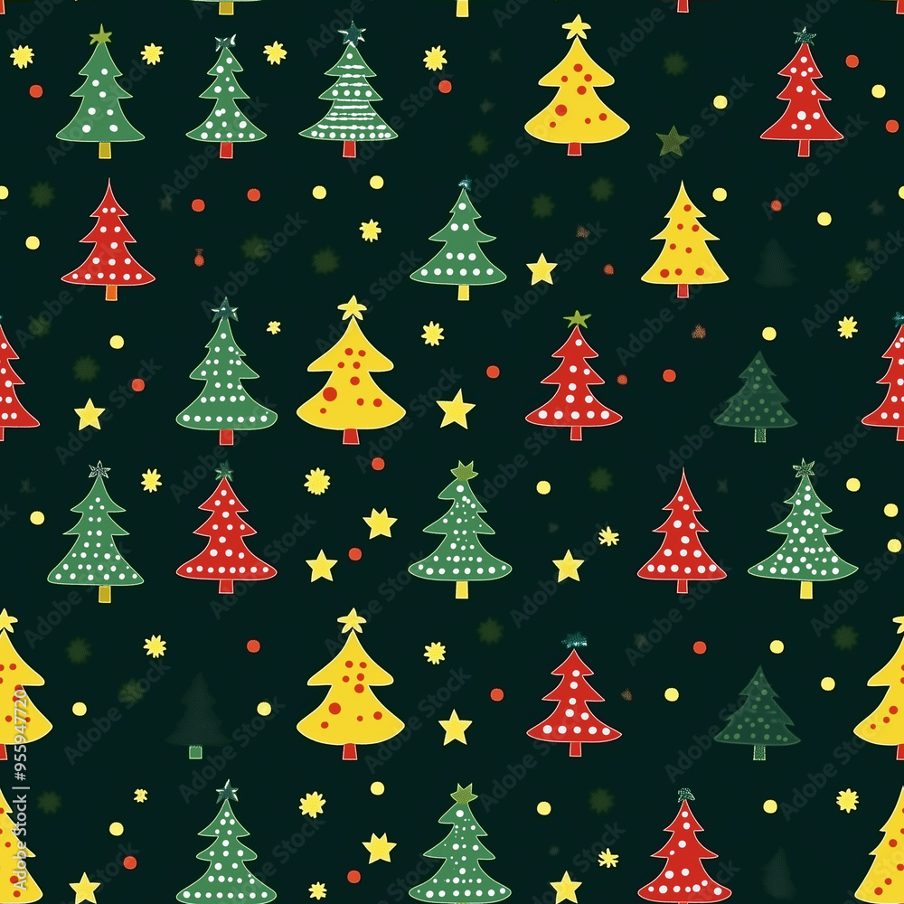 Abstract Christmas Tree Background Pattern Design Abstract Christmas Tree Background Pattern Design