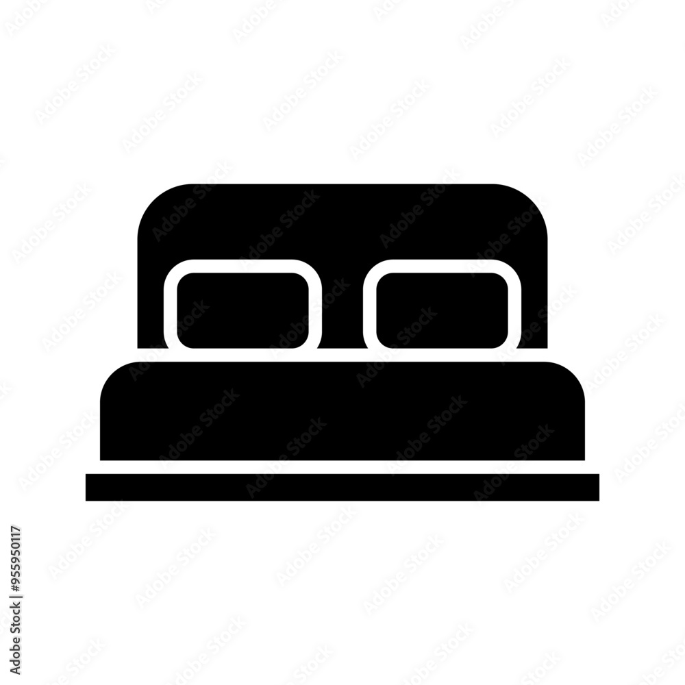 badroom icon on white background color editable badroom icon on white background color editable