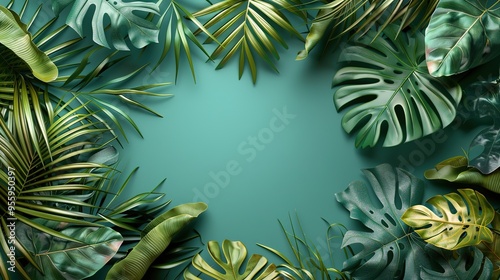 Stunning Creative Plant Advertising Background: A Lush and Inspiring Visual. Showcasing Nature and Innovation.