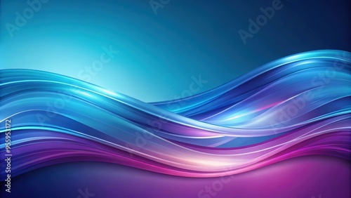 Abstract blue and purple waves design for backgrounds and patterns, abstract, blue, purple, waves, design, background