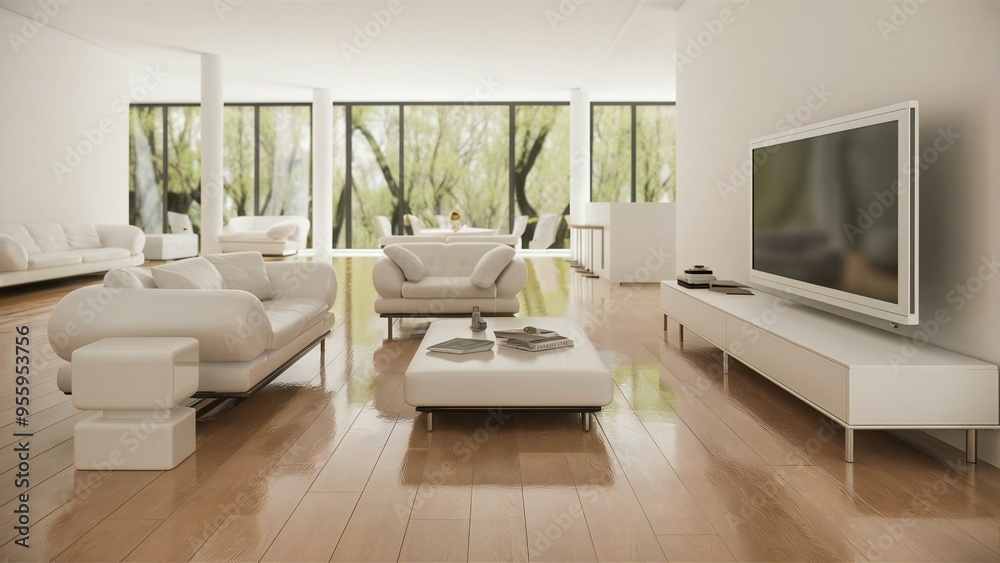 Fototapeta premium modern living room