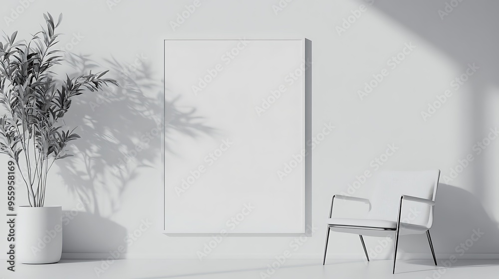 Modern Interior Design with a Blank Canvas Modern Interior Design with a Blank Canvas