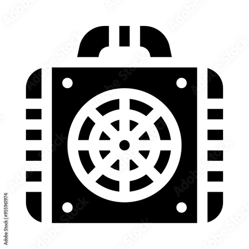 cooler glyph icon