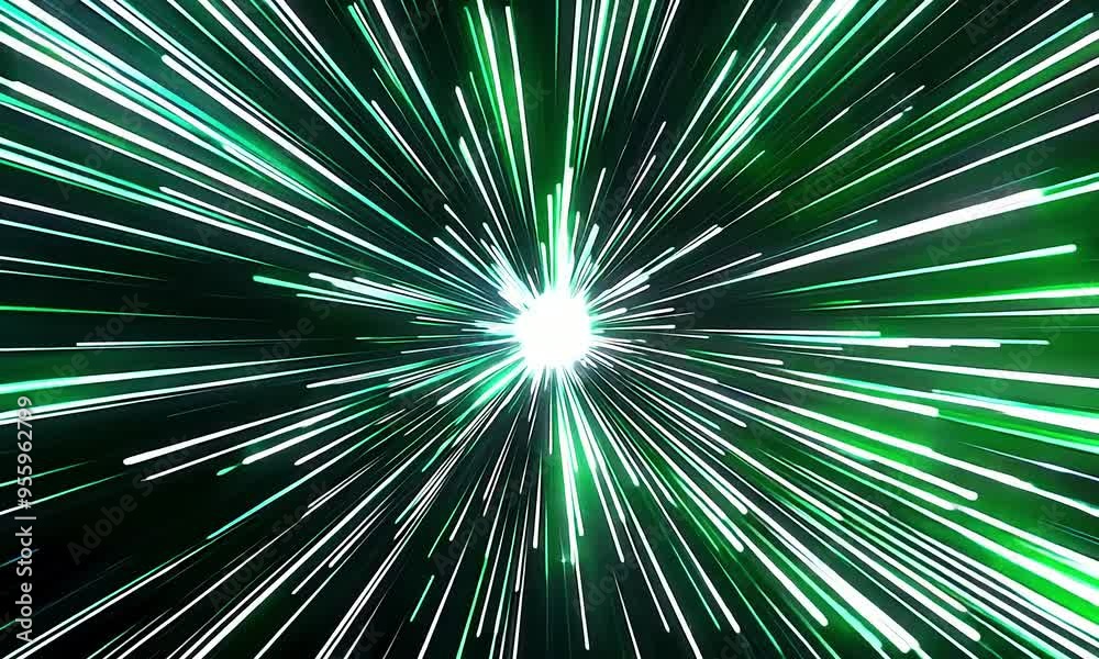 Abstract green background. explosion star Abstract green background. explosion star