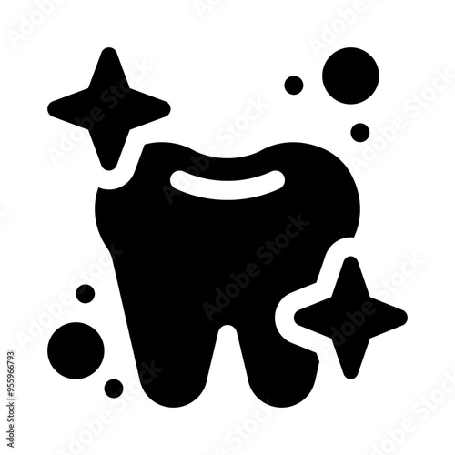 tooth glyph icon