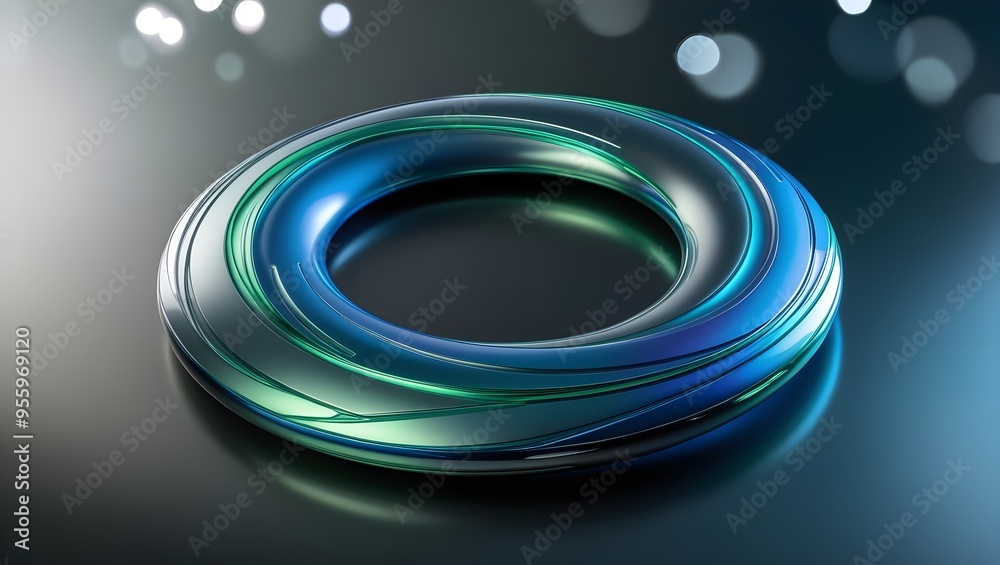 titanium green circle 3D rendering background wallpaper metal titanium green circle 3D rendering background wallpaper metal