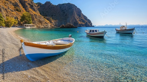 Symi beach, Dodecanese, Greece photo