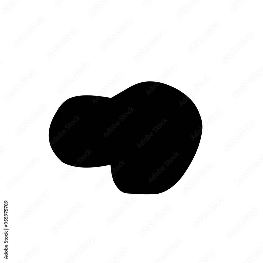 black abstract blob shape black abstract blob shape