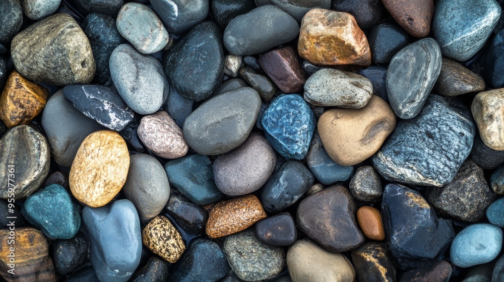Stones from Sea Bright background Stones from Sea Bright background