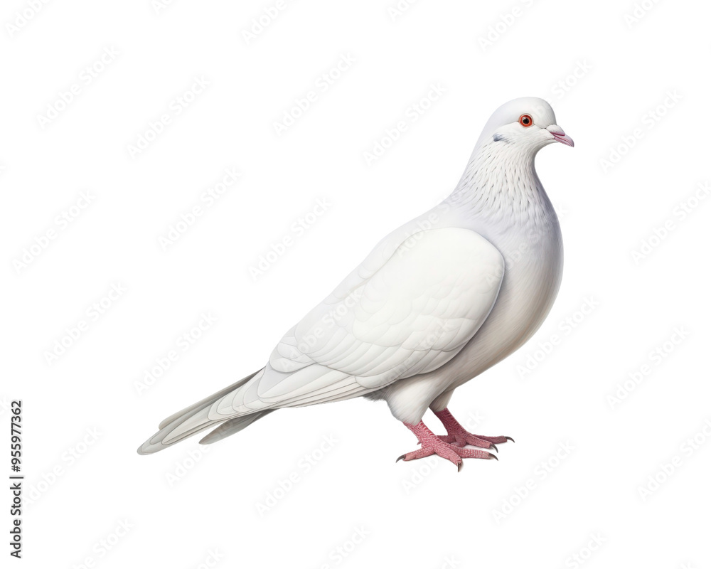 photo of a full body white dove symbolizing peace and purity, suitable for wedding invitations, nature blogs, and spiritual designs photo of a full body white dove symbolizing peace and purity, suitable for wedding invitations, nature blogs, and spiritual designs