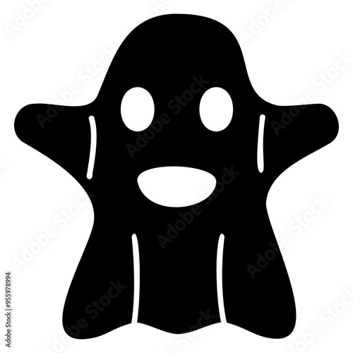 ghost glyph icon