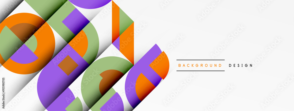 Modern geometrical abstract background - circles. Business or technology presentation design Modern geometrical abstract background - circles. Business or technology presentation design