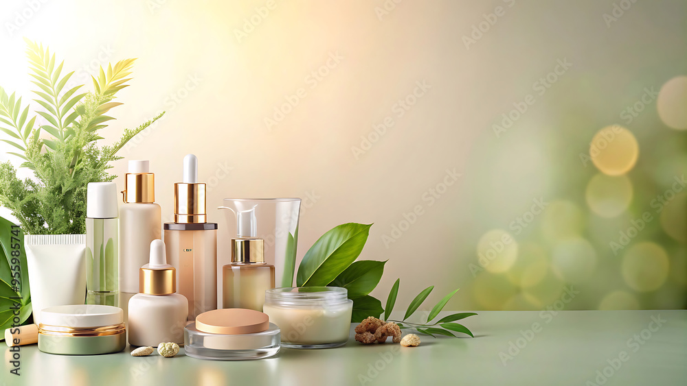 a Nice beauty banner background with copy space a Nice beauty banner background with copy space